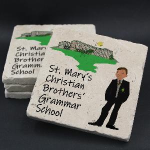 St. Marys Christian Brothers Grammar School Coaster | Benjii Coasters | from Shona Donaldson DEV
