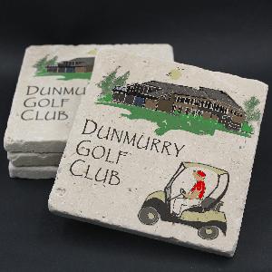 Dunmurry Golf Club Gentleman Golfer Coaster   | Other Professional Mugs | from Shona Donaldson DEV