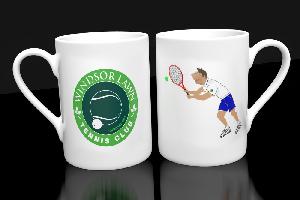 Windsor Tennis Club Mug (Gentleman) | Rowing Club Mugs | from Shona Donaldson DEV