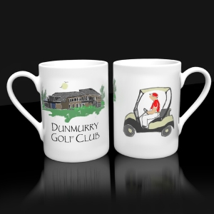 Dunmurry Golf Club Mug (Man)   | Rugby Club Mugs | from Shona Donaldson DEV