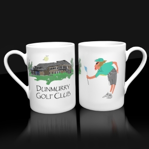 Dunmurry Golf Club Mug  (Lady)    | Rugby Club Mugs | from Shona Donaldson DEV