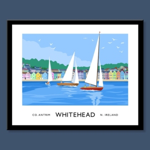 Whitehead Seafront | School Art | from Shona Donaldson DEV